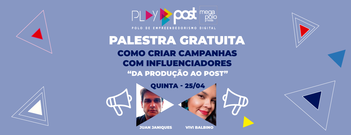 palestra gratuita influenciadores digitais